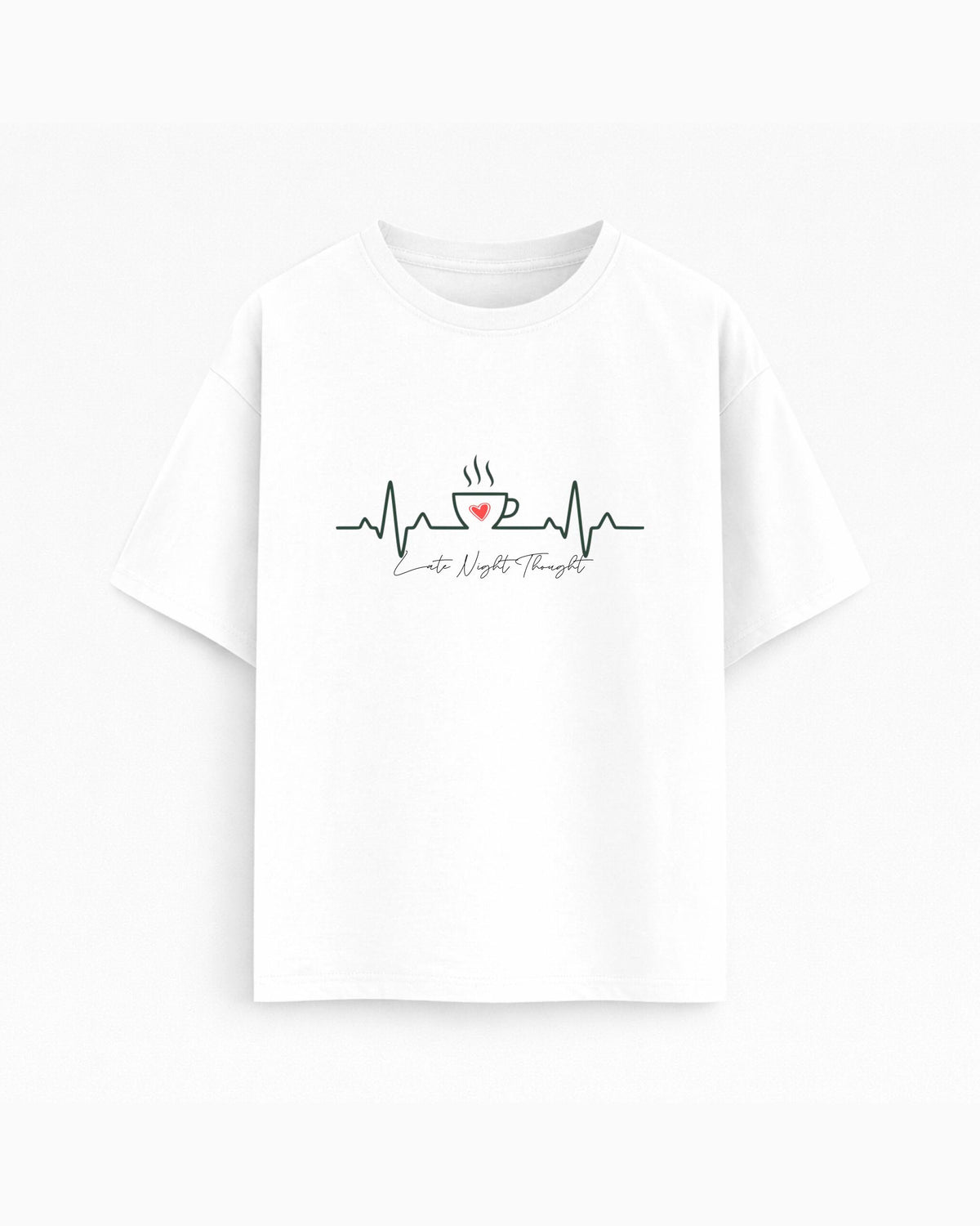 Oversize T-shirt – Minimal line art / 368