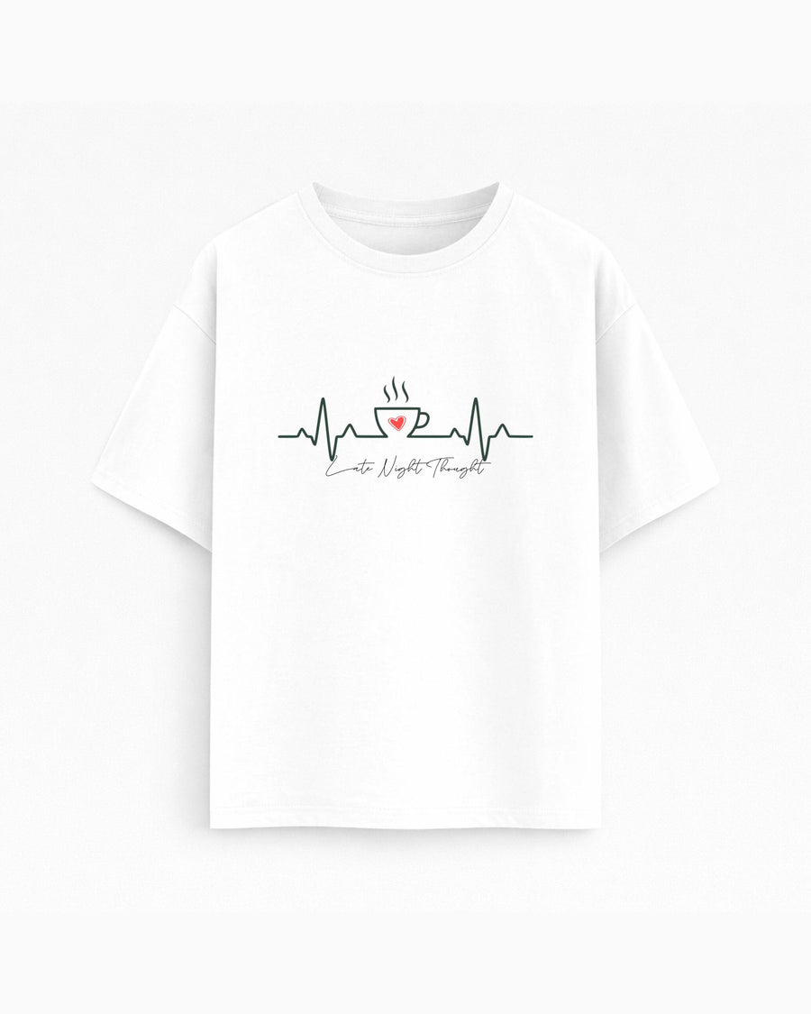 Oversize T-shirt – Minimal line art / 368