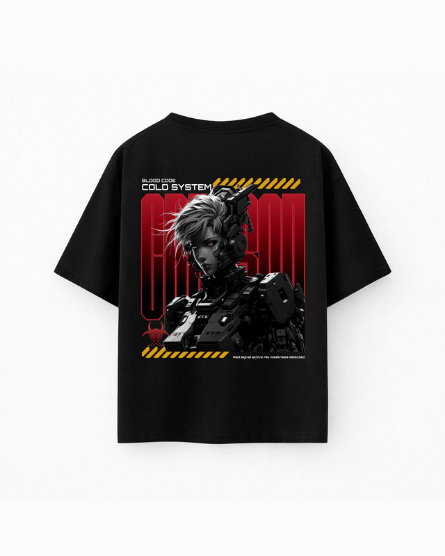 Oversize T-shirt – Cyberpunk Streetwear / 424