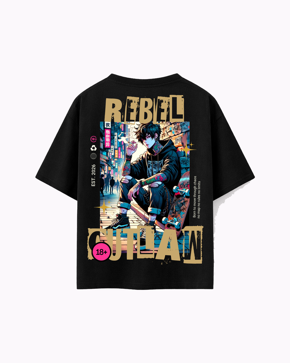 Oversize T-shirt – Anime Streetwear / 267