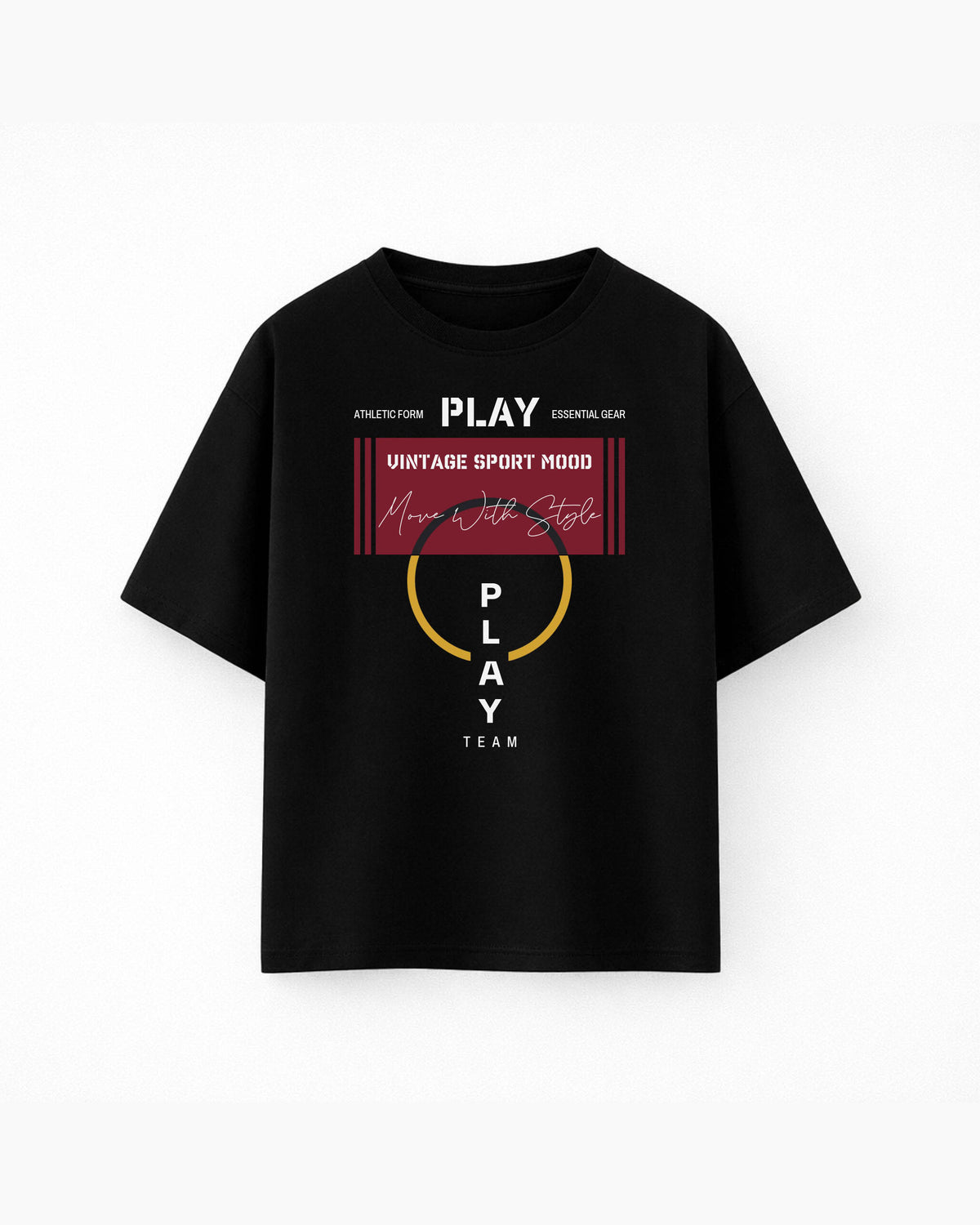 Oversize T-shirt – Minimal Typography / 74