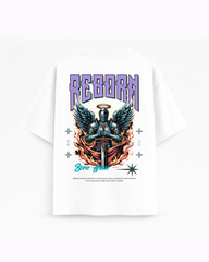 Oversize T-shirt – Fallen Angel Graphic / 432