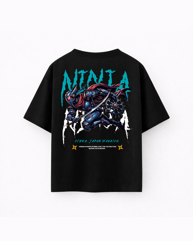 Oversize T-shirt – Cyber Samurai / 421