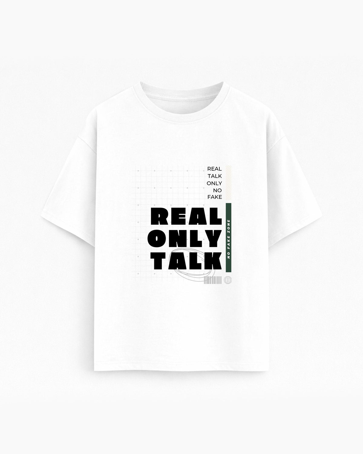 Oversize T-shirt – Bold Typography / 138