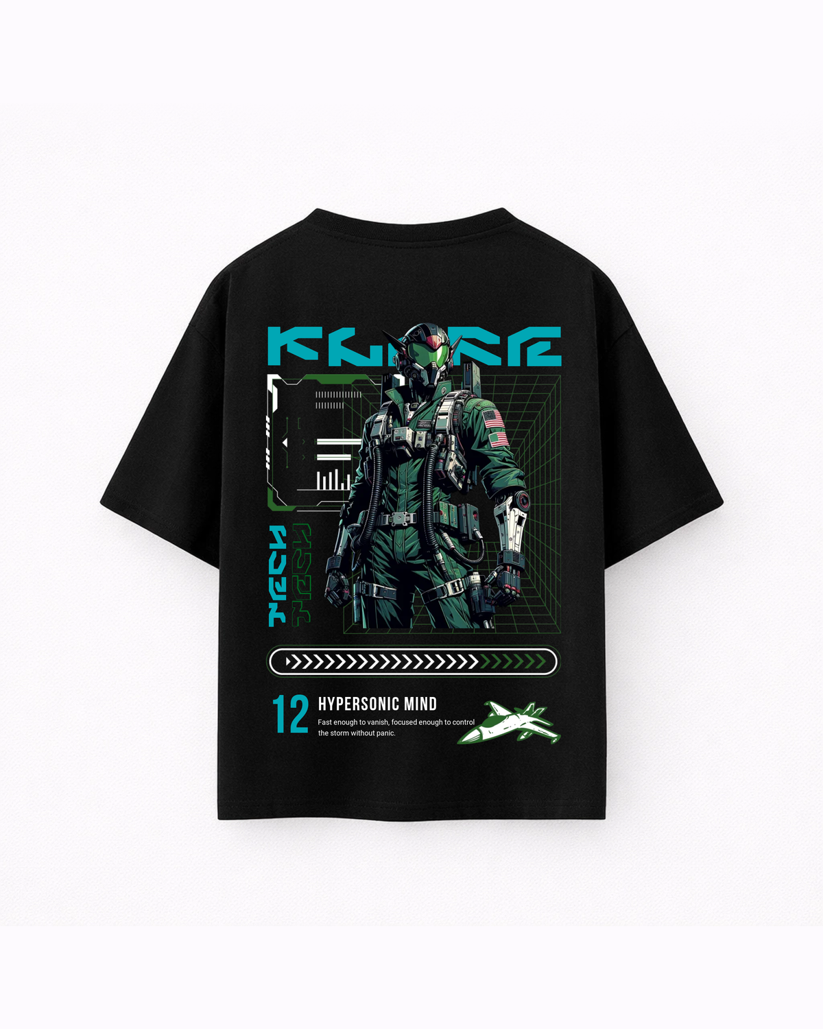 Oversize T-shirt – Cyber Pilot / 423