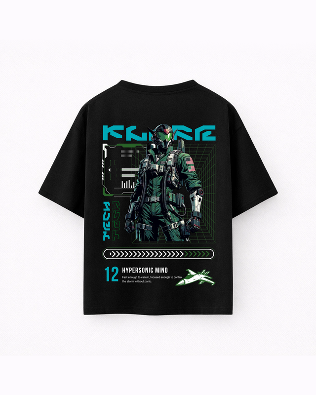 Oversize T-shirt – Cyber Pilot / 423
