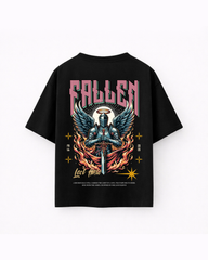 Oversize T-shirt – Fallen Angel Graphic / 432