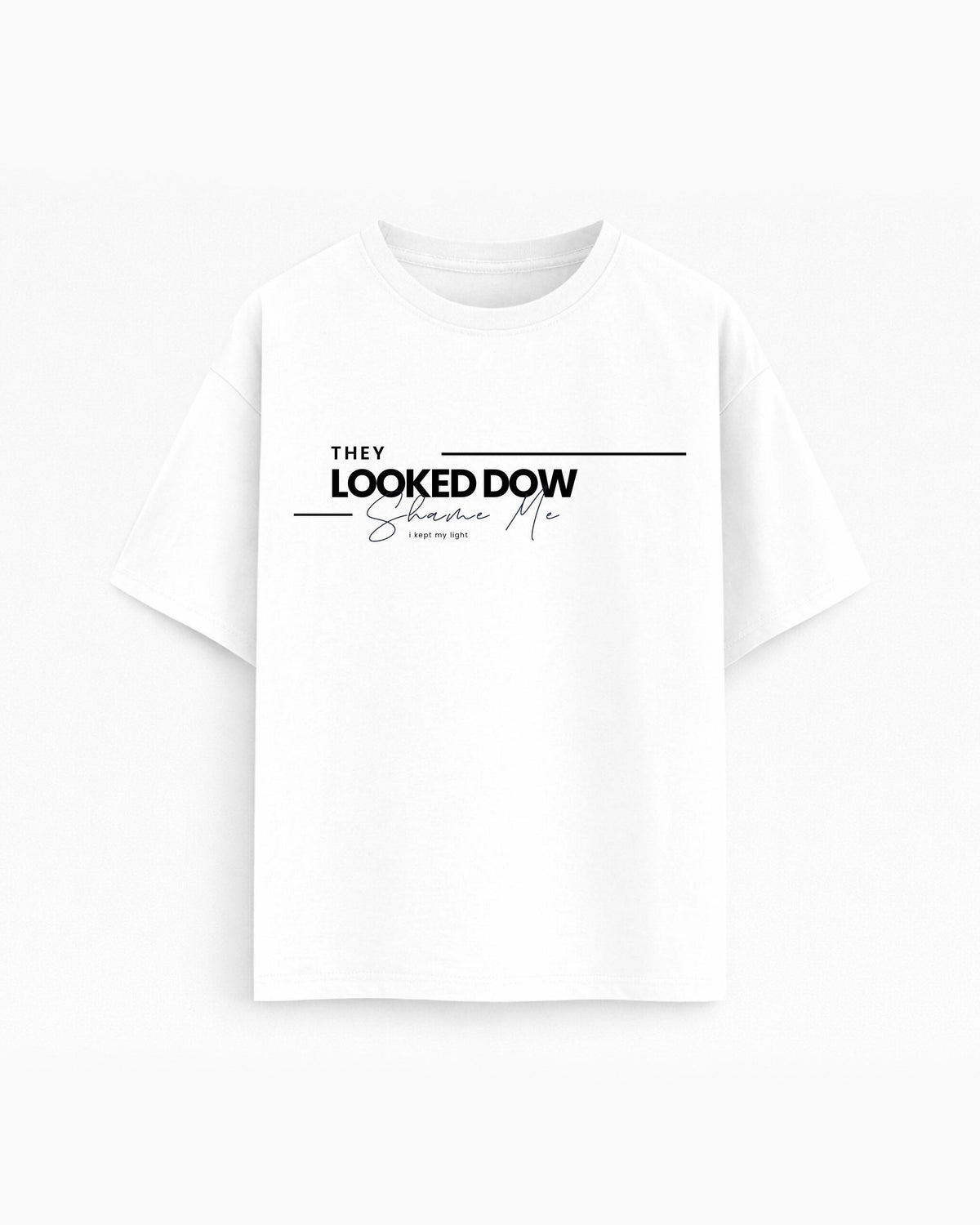 Oversize T-shirt – Modern Typography / 513