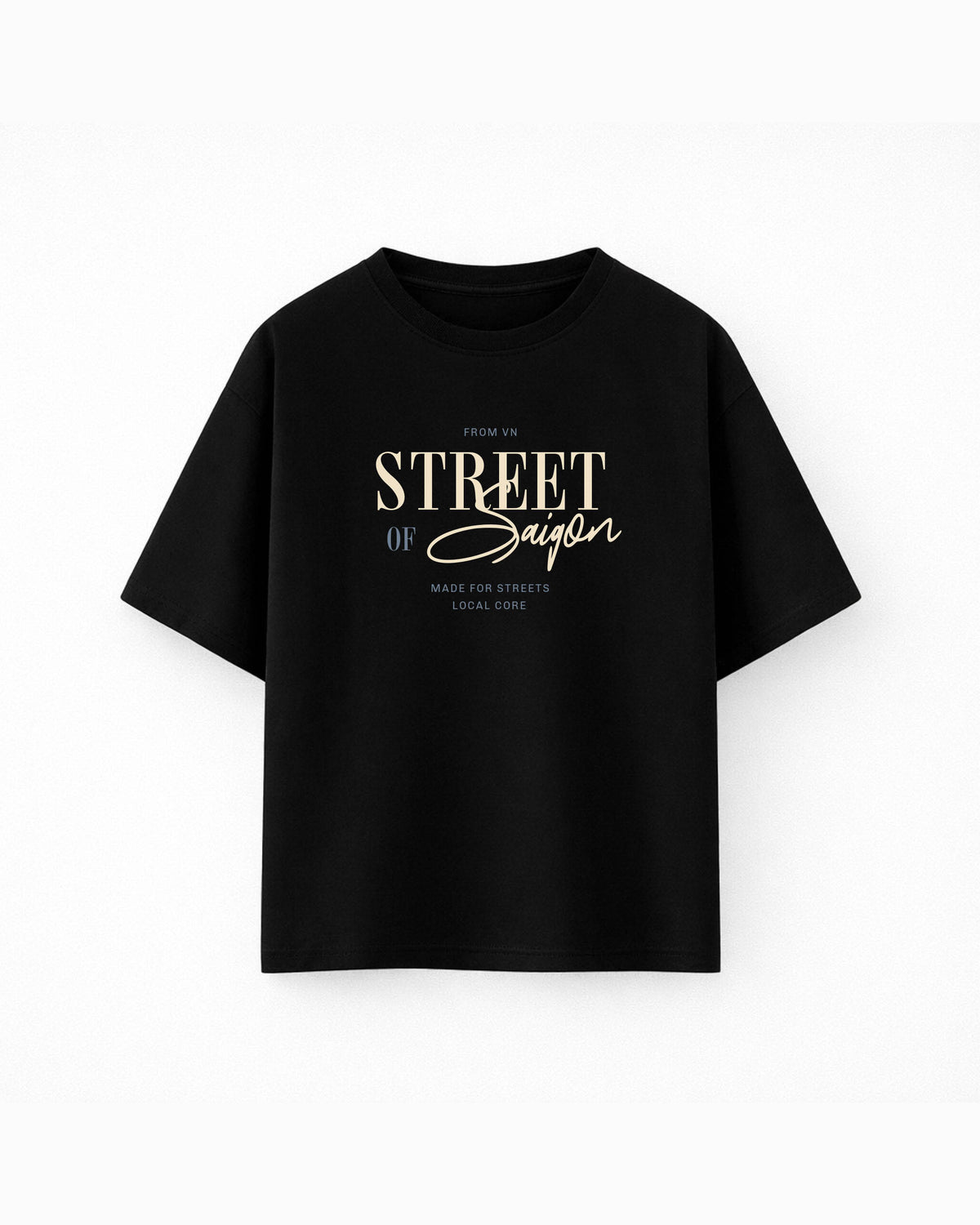 Oversize T-shirt – Minimal Typography / 46