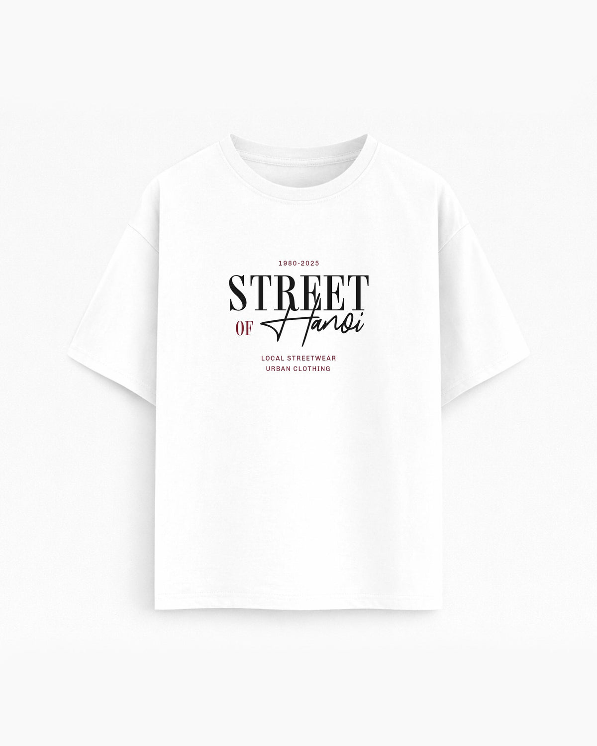 Oversize T-shirt – Minimal Typography / 46