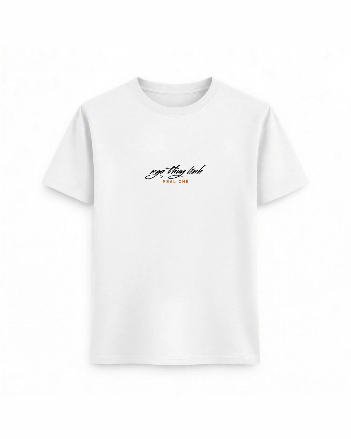 Oversize T-shirt – Script Typography / 719