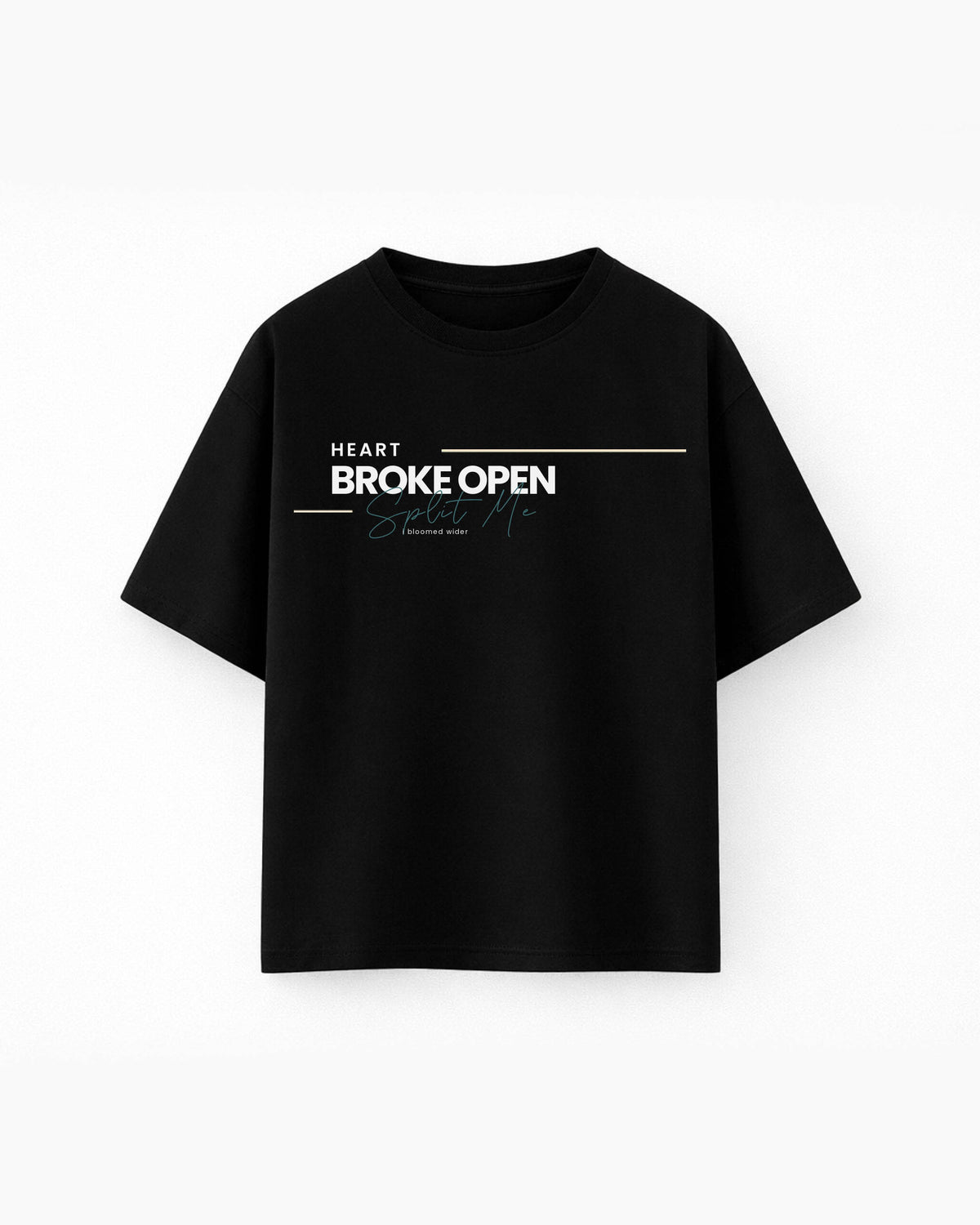 Oversize T-shirt – Modern Typography / 513