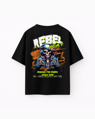 Oversize T-shirt – DJ Skull Graphic / 407