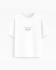 Oversize T-shirt –  Script Typography  / 694