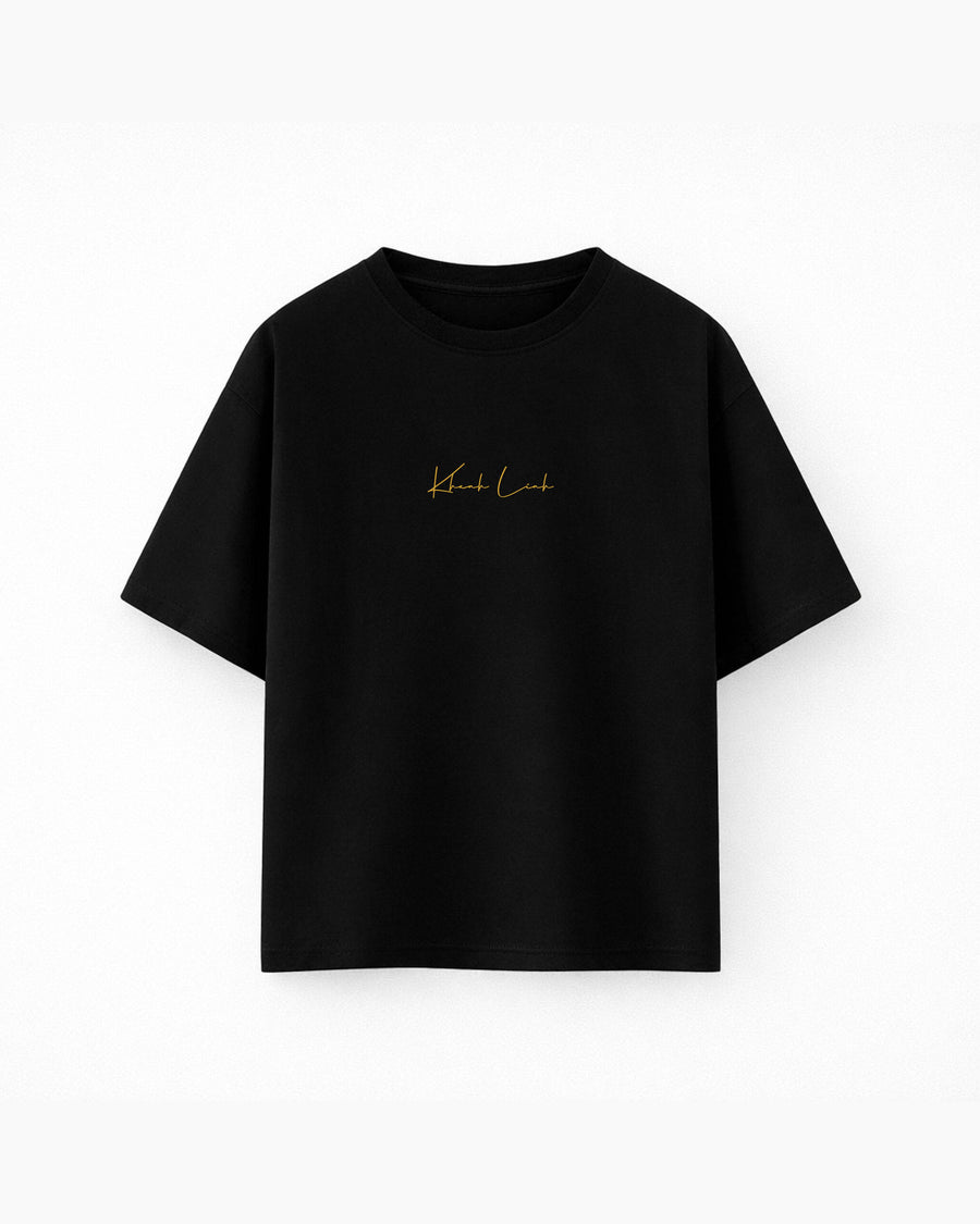 Oversize T-shirt  – Script Typography / 720
