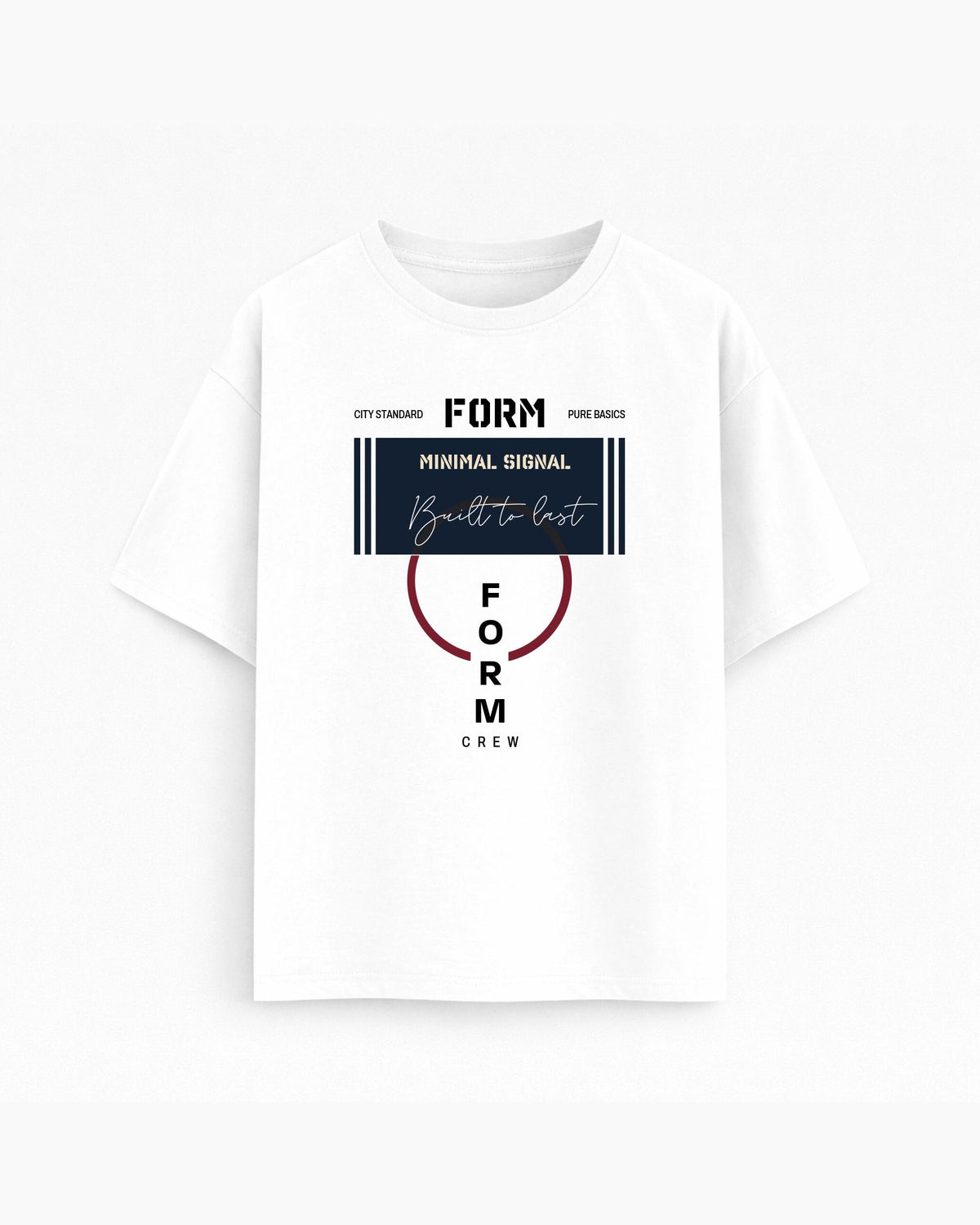 Oversize T-shirt – Minimal Typography / 74