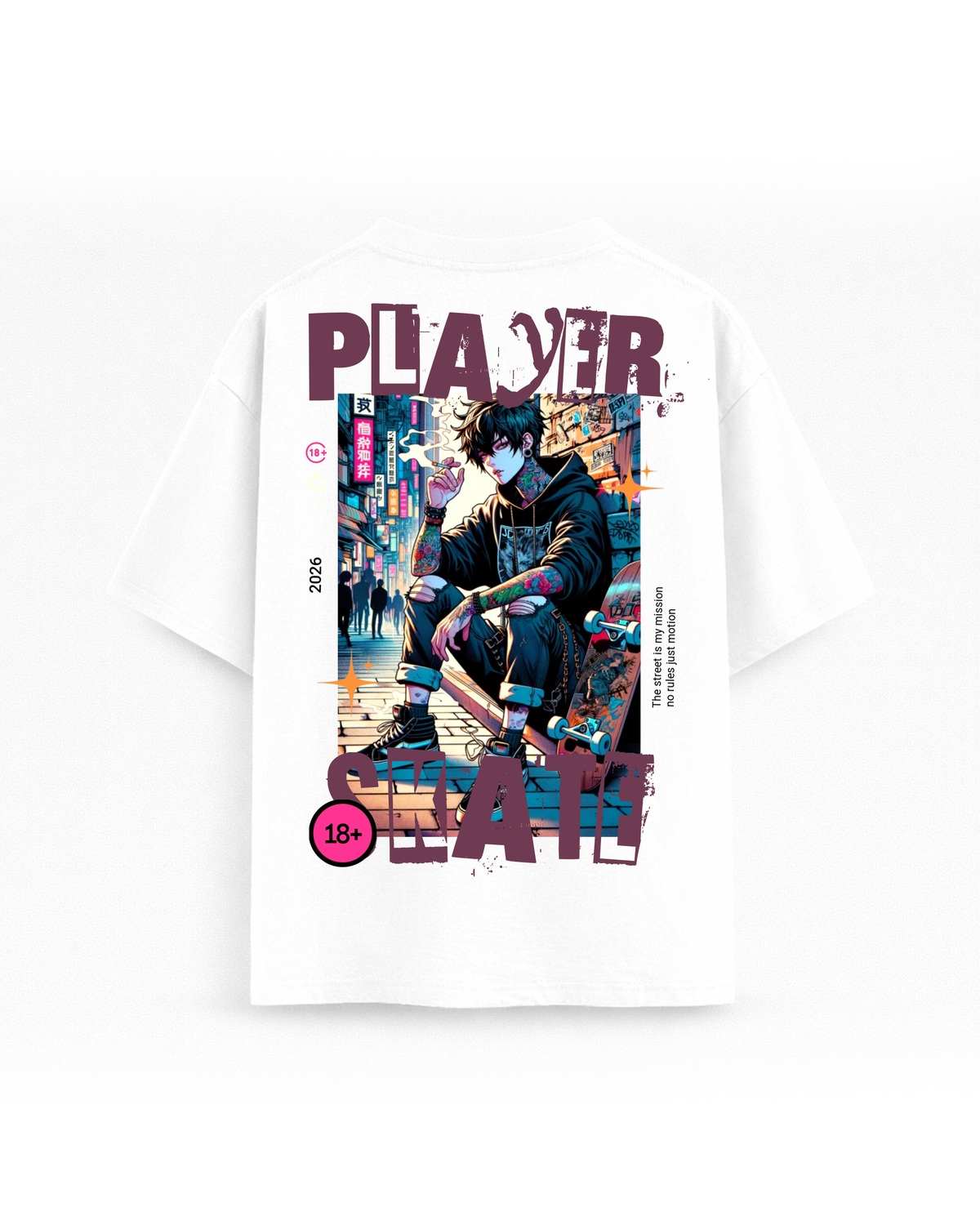 Oversize T-shirt – Anime Streetwear / 267