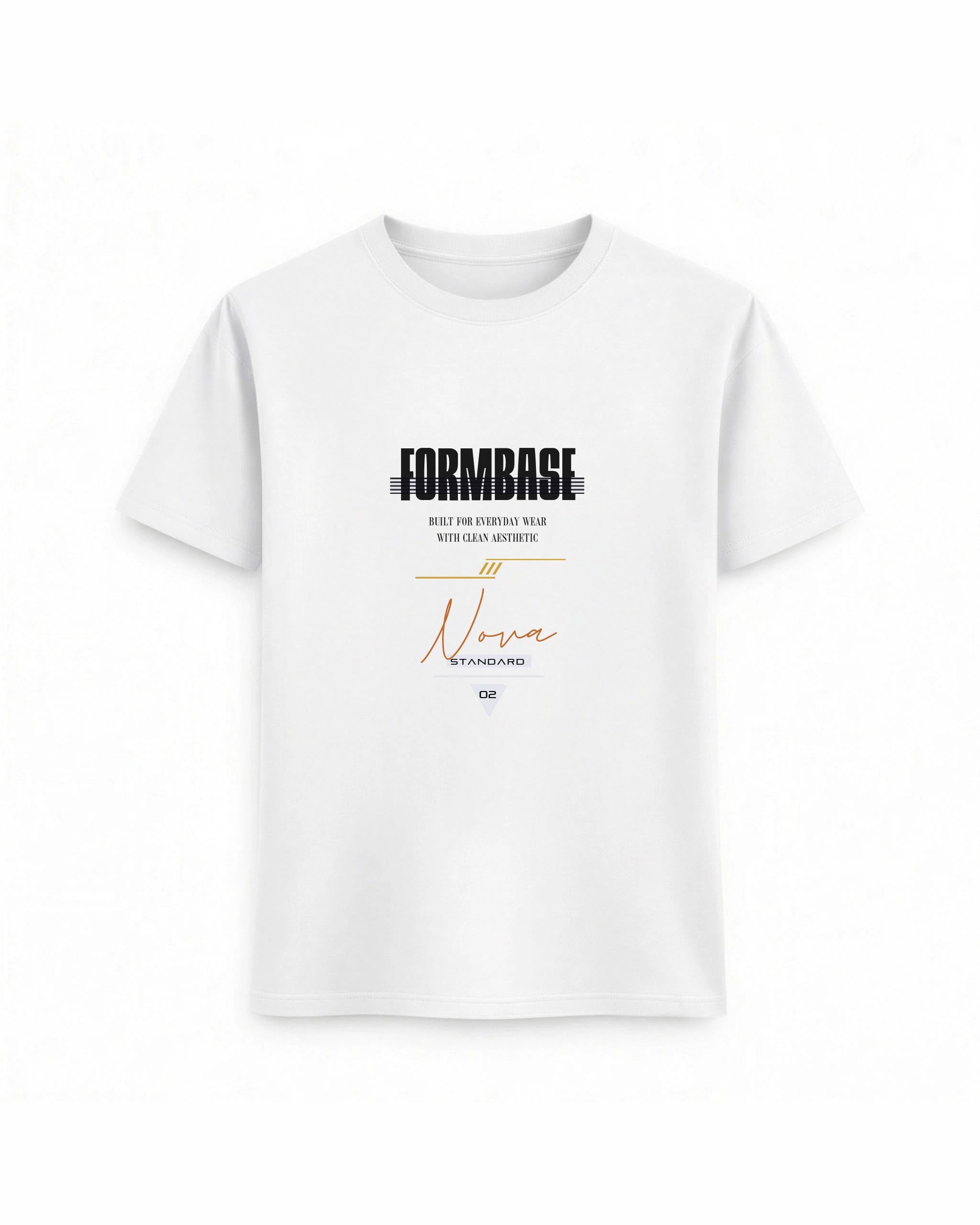 Regular Fit T-shirt – Typography Mix / 206 - White