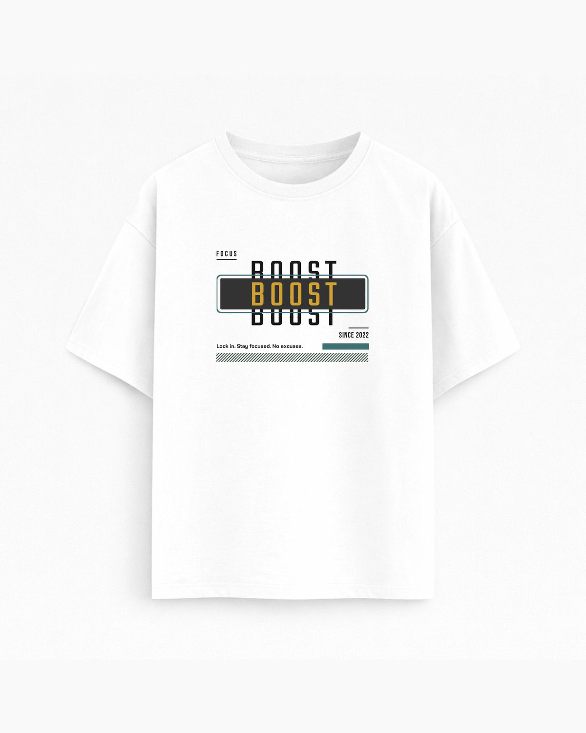 Oversize T-shirt – Minimal Typography / 199