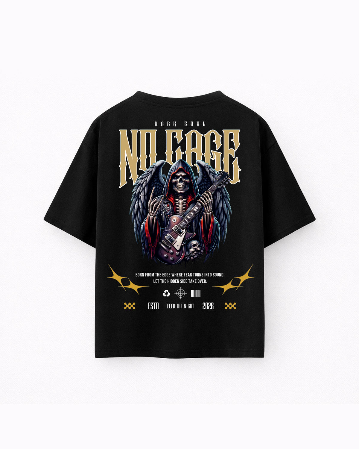 Oversize T-shirt – Rock Gothic Streetwear / 388
