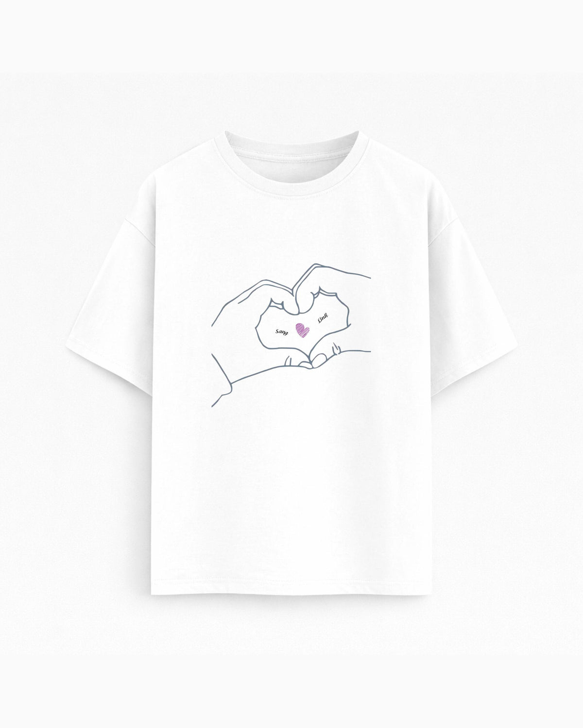 Oversize T-shirt – Love Line / 235