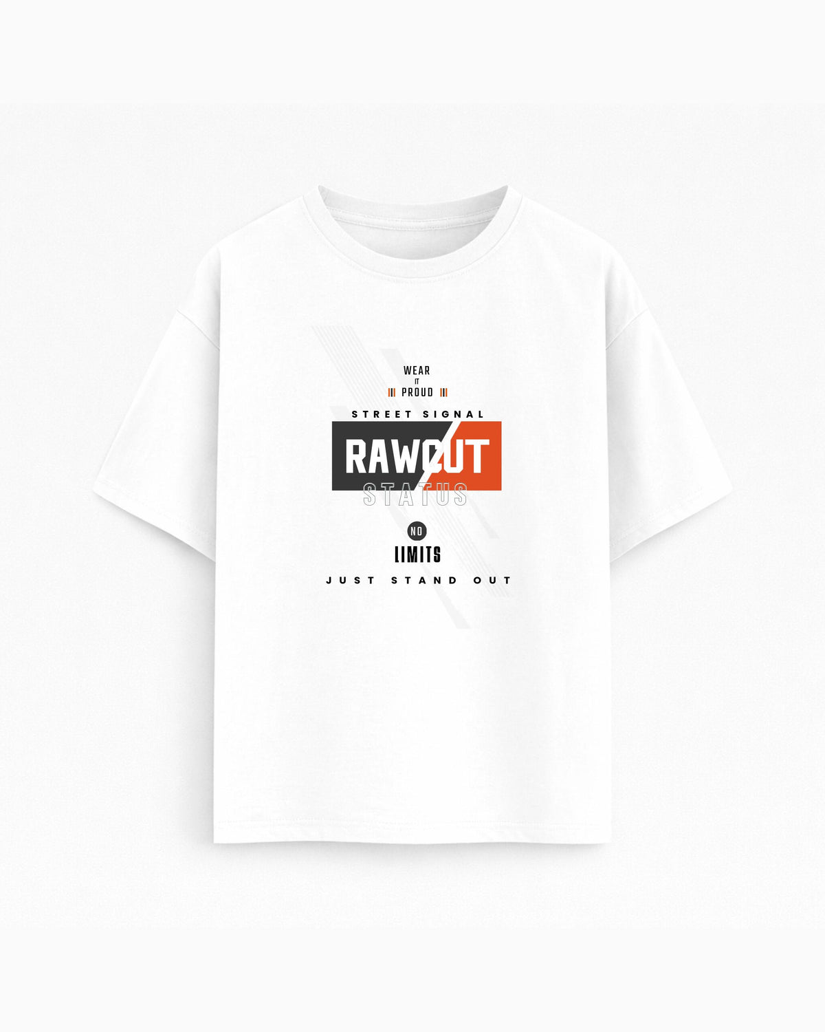 Oversize T-shirt – Streetwear Typography / 158