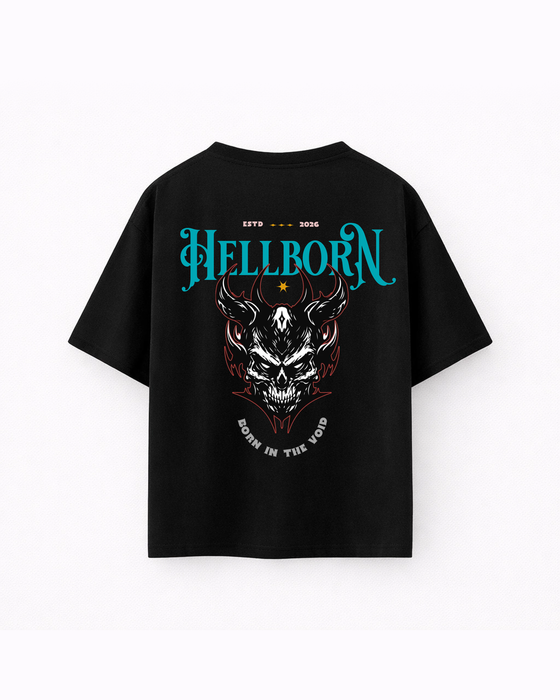 Oversize T-shirt – Voidborn Gothic / 439