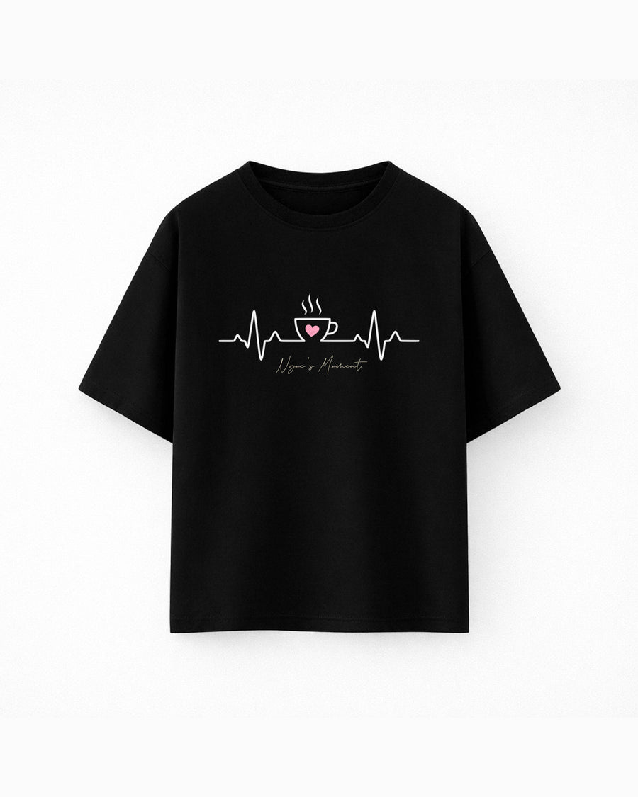 Oversize T-shirt – Minimal line art / 368