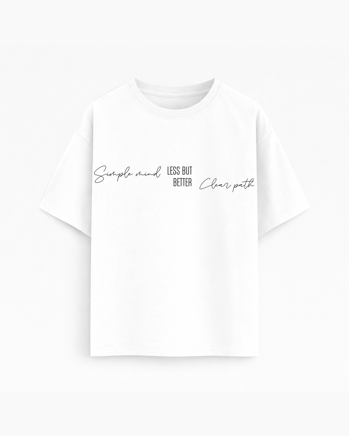 Regular Fit T-shirt – Soft Typography / 478