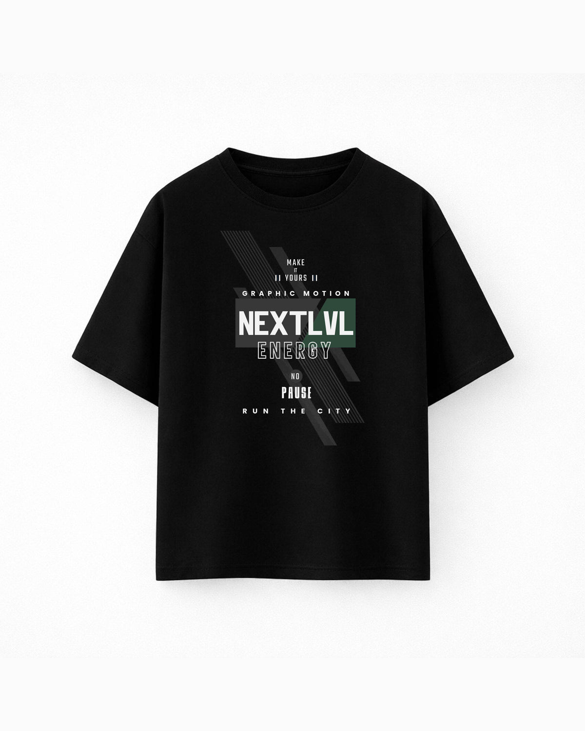 Oversize T-shirt – Streetwear Typography / 158