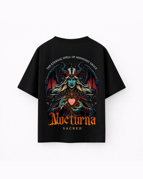 Oversize T-shirt – Demon Queen Graphic / 429