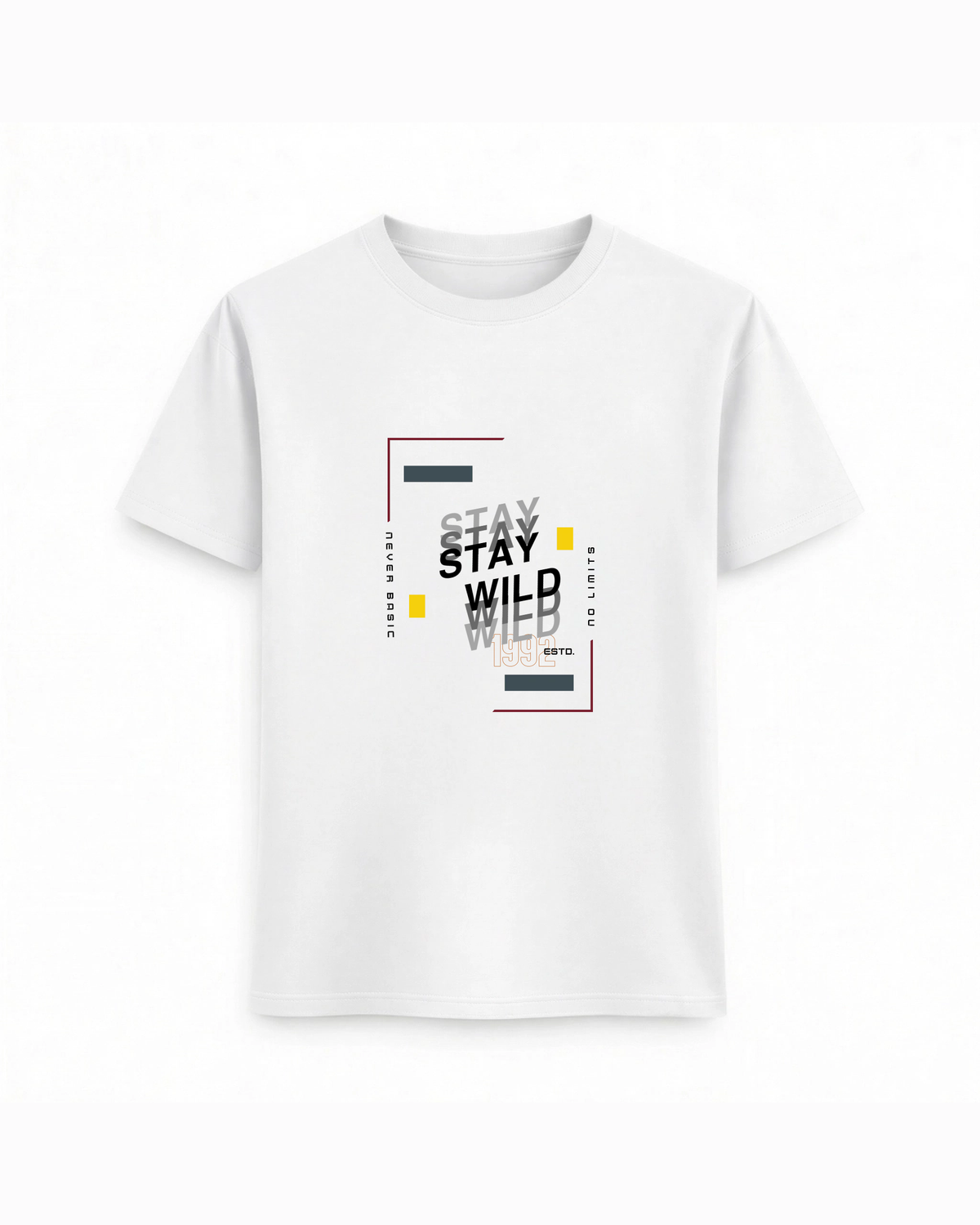 Regular Fit T-shirt – Modern Typography / 200