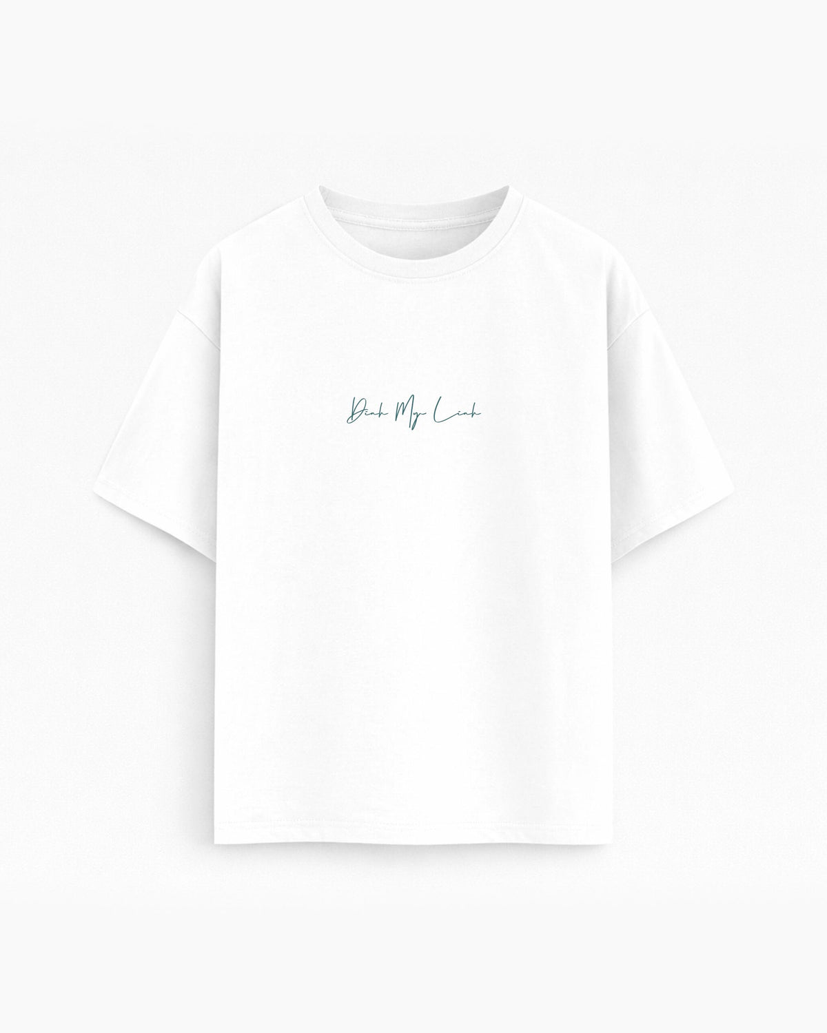 Oversize T-shirt  – Script Typography / 720