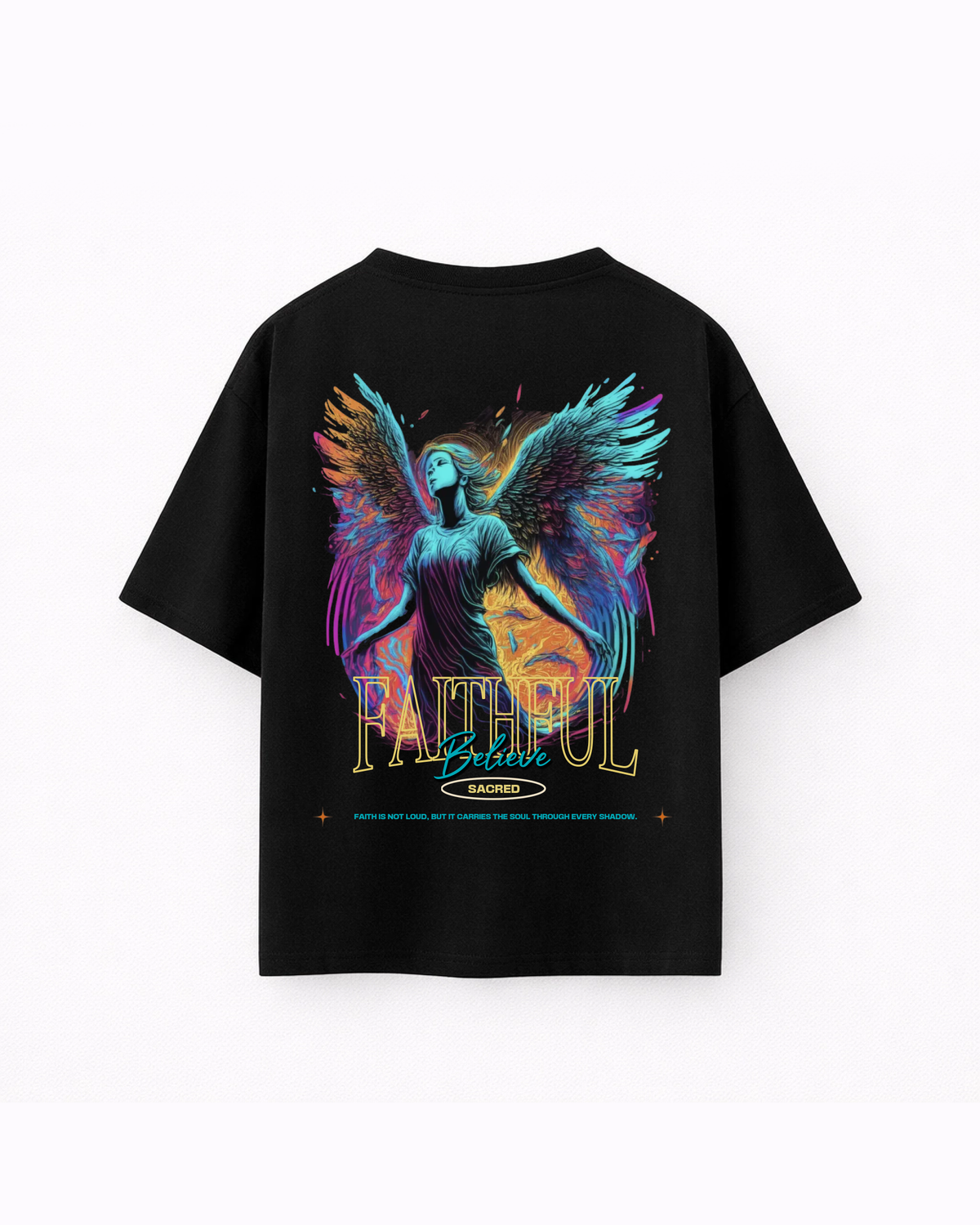 Oversize T-shirt – Radiant Angel Graphic / 427