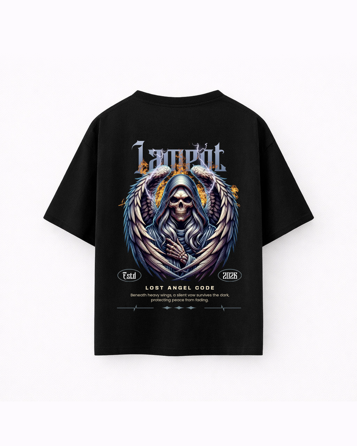 Oversize T-shirt – Gothic Angel Streetwear / 408