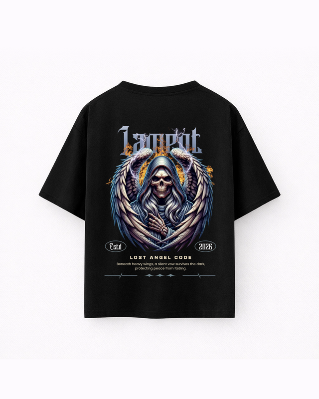 Oversize T-shirt – Gothic Angel Streetwear / 408