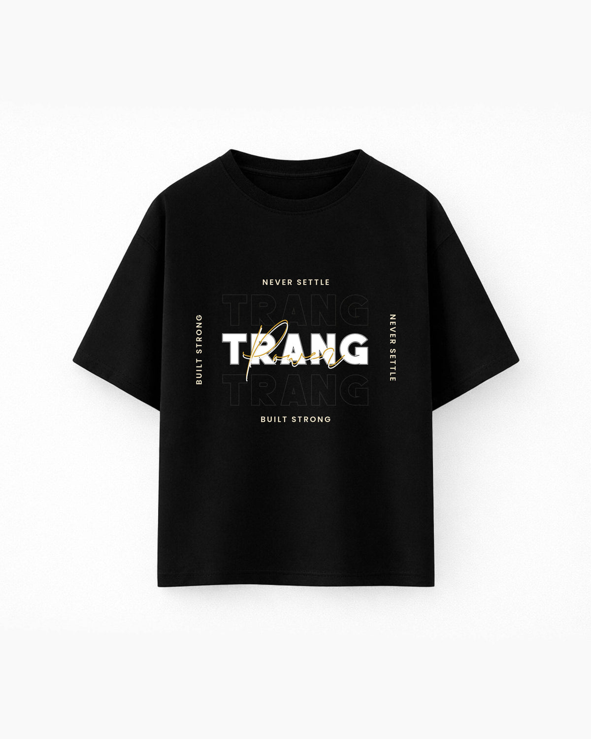 Oversize T-shirt – Bold Typography / 504