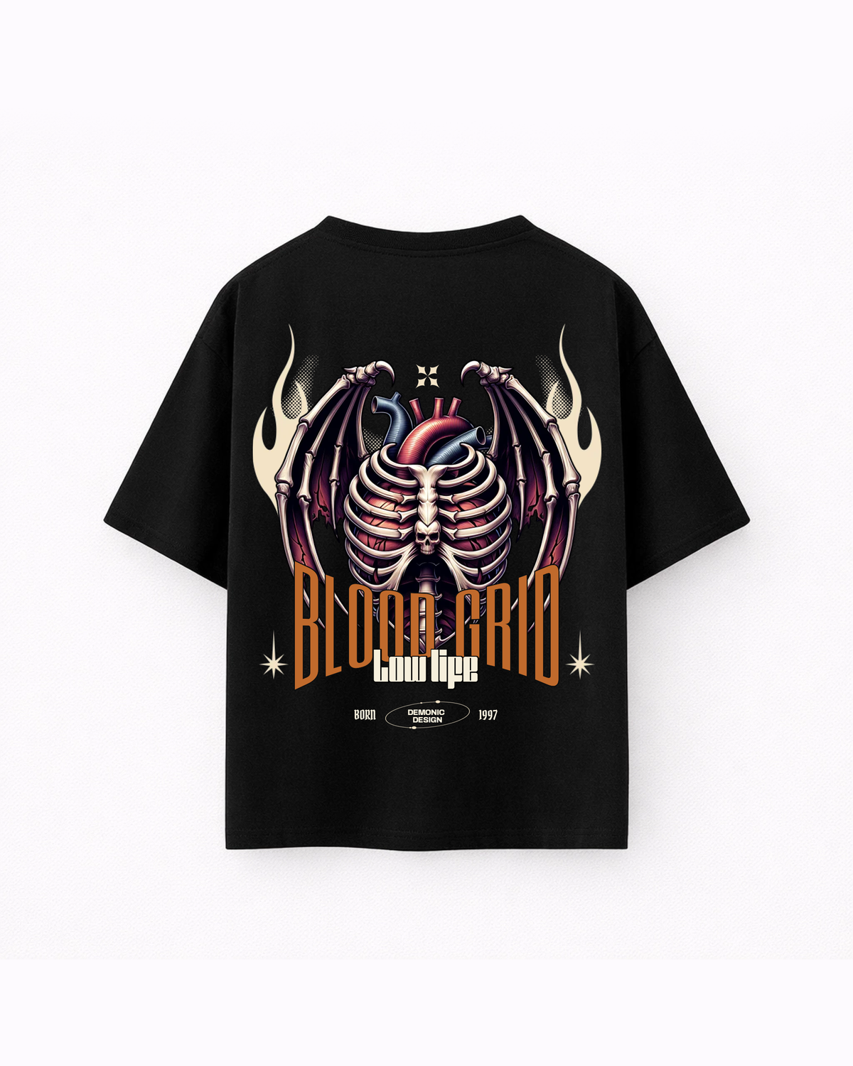 Oversize T-shirt – Gothic Streetwear / 416