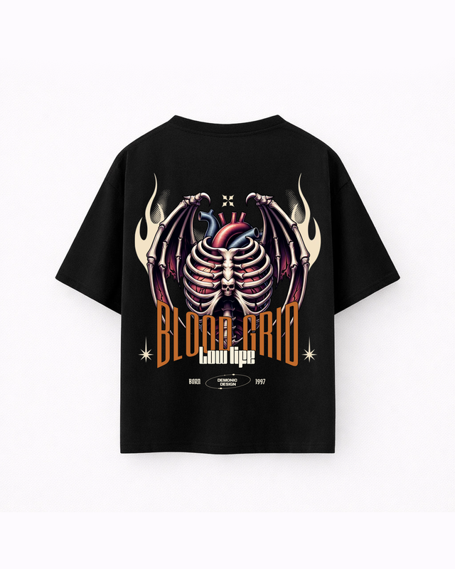 Oversize T-shirt – Gothic Streetwear / 416