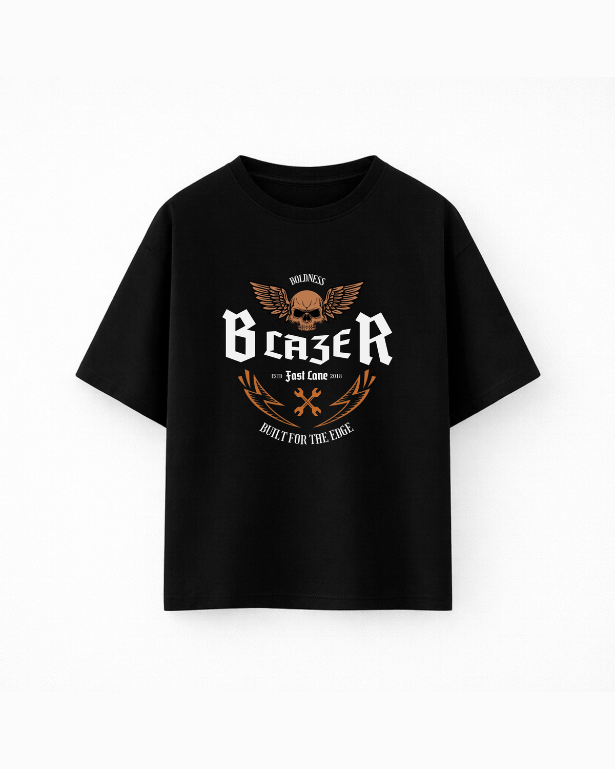 Oversize T-shirt – Biker Gothic / 344