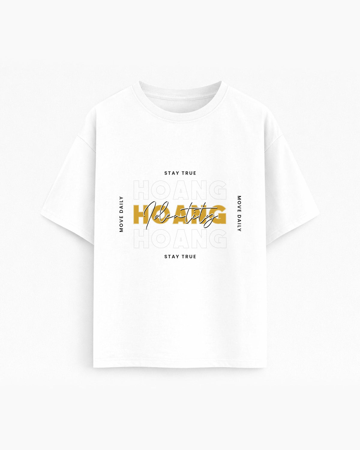 Oversize T-shirt – Bold Typography / 504