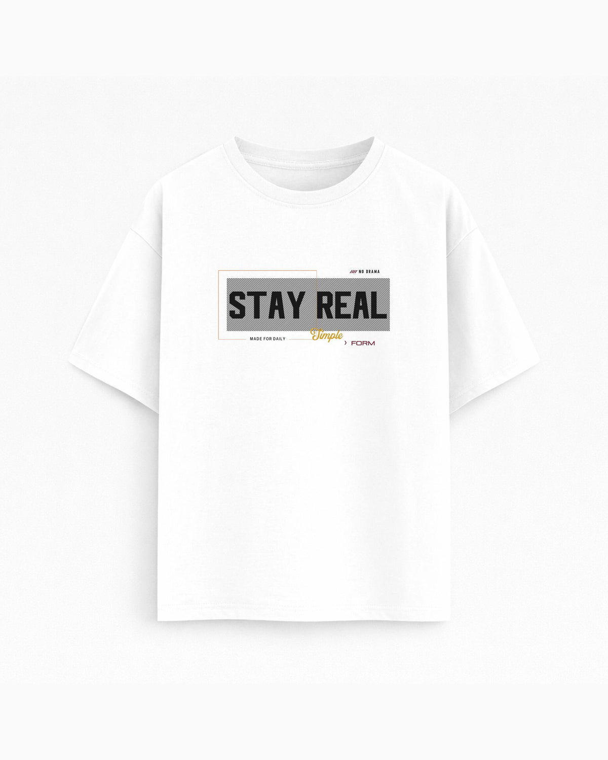 Oversize T-shirt – Bold Typography / 84