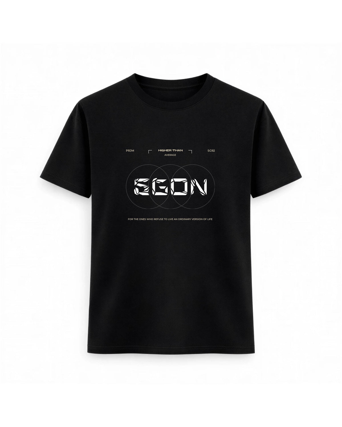 Regular Fit T-shirt – Geometric Typography / 143