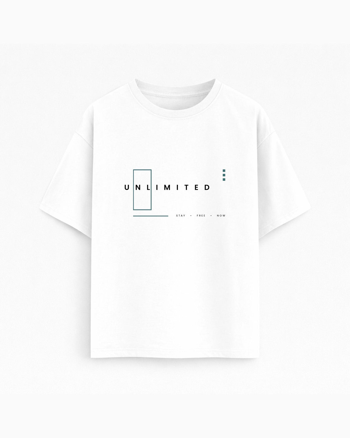 Oversize T-shirt – Minimal Typography / 256