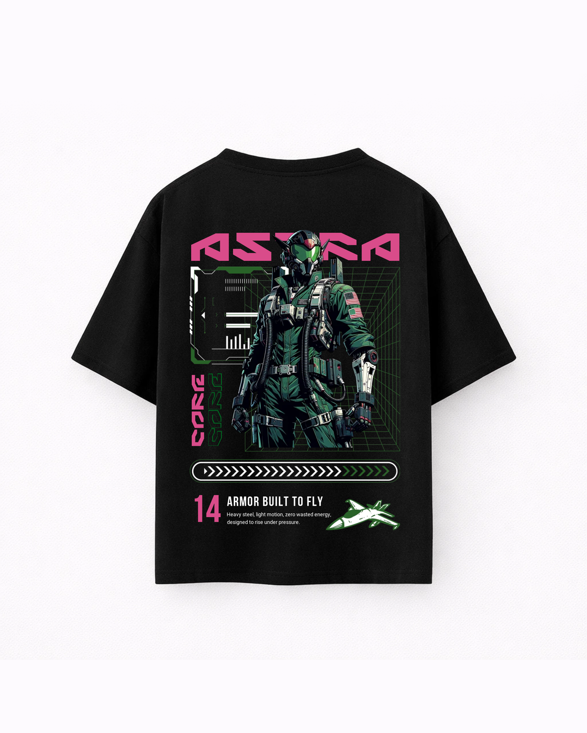 Oversize T-shirt – Cyber Pilot / 423
