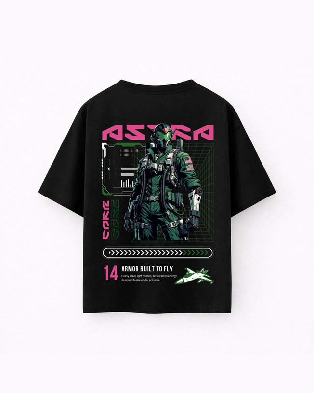 Oversize T-shirt – Cyber Pilot / 423