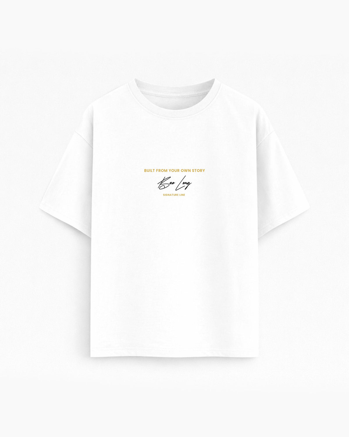Oversize T-shirt –  Script Typography  / 694