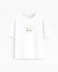 Oversize T-shirt –  Script Typography  / 694