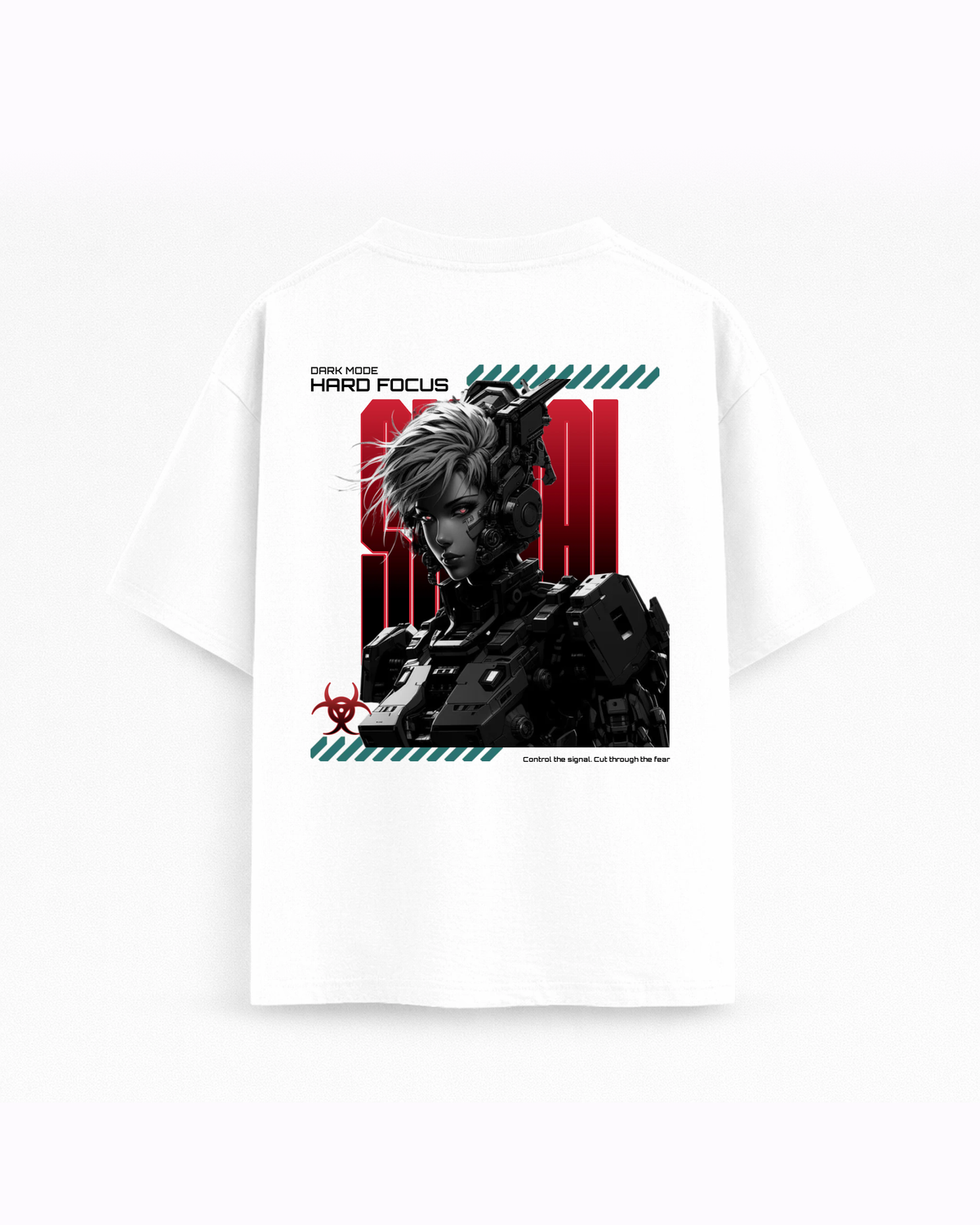 Oversize T-shirt – Cyberpunk Streetwear / 424