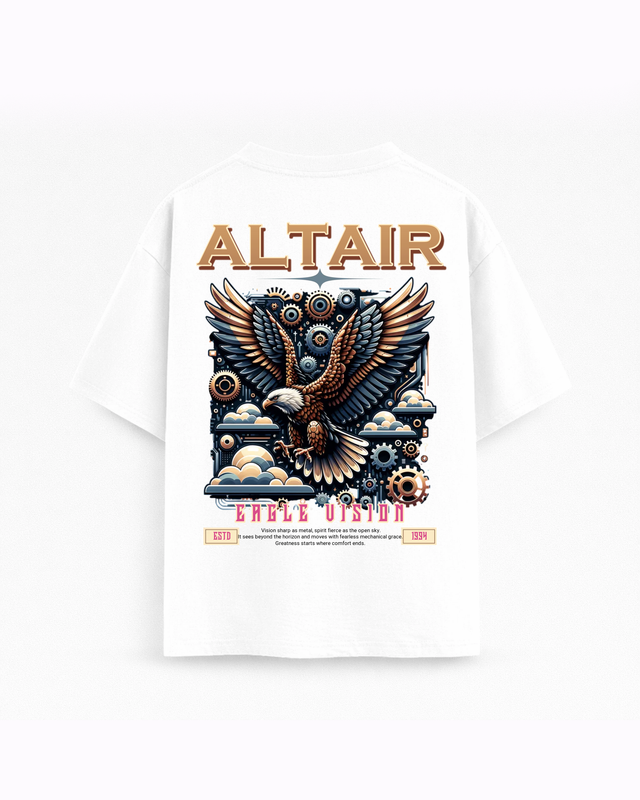 Oversize T-shirt – Vintage Mechanical Eagle / 425